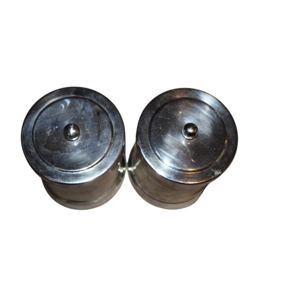 Pier 1 Mother Of Pearl Canister Container Home Decor Set Of 2 - Picture 3 of 4